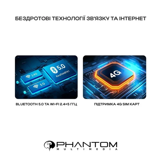 Мультимедийная система Phantom DVA-2K9 Pro 4+64 VW Universal (4460)