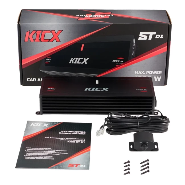 Одноканальний підсилювач Kicx ST D1 (4456)
