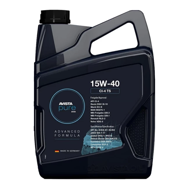 Моторное масло AVISTA pure EVO CI-4 TS 15W-40 5л (150799)