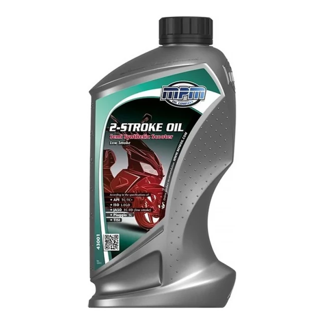 Моторна олива MPM 2T SEMI SYNTHETIC SCOOTER SELFMIX OIL 1л (43001)