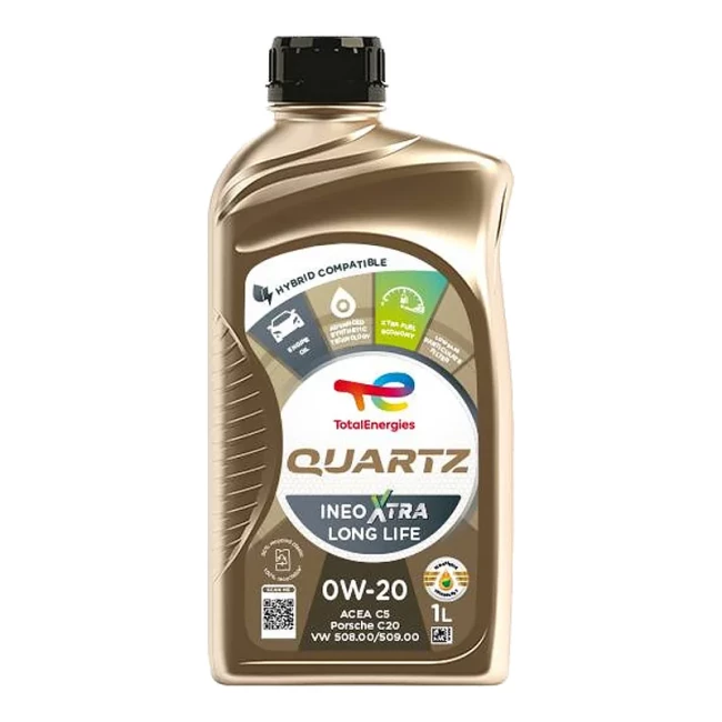 Моторное масло TOTAL QUARTZ INEO XTRA LL 0W-20 1л (0W20 QIX LL 1L)