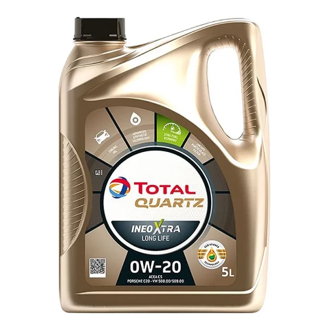 Моторное масло TOTAL QUARTZ INEO XTRA LL 0W-20 5л (0W20 QIX LL 5L) Моторное масло TOTAL QUARTZ INEO XTRA LL 0W-20 5л (0W20 QIX LL 5L)