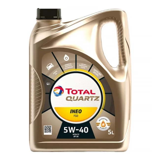 Моторное масло Total Quartz Ineo FGO 5W-40 5л (5W40 QI FGO 5L)