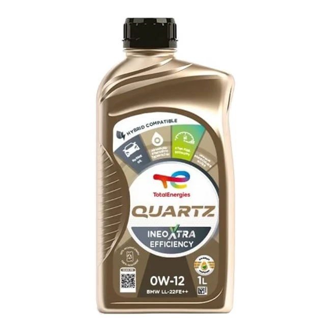 Моторное масло TOTAL QUARTZ INEO XTRA EFFICIENCY 0W-12 1л (0W12 QIX E 1L) Моторное масло TOTAL QUARTZ INEO XTRA EFFICIENCY 0W-12 1л (0W12 QIX E 1L)