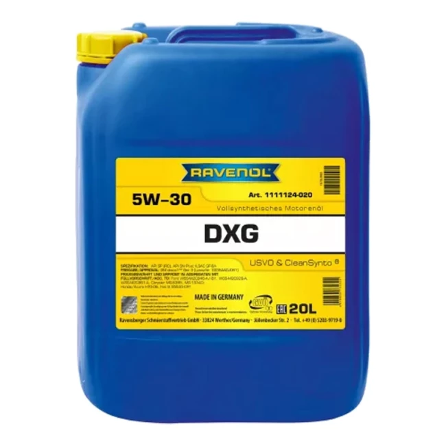 Моторна олива Ravenol RAV DXG 5W-30 20л