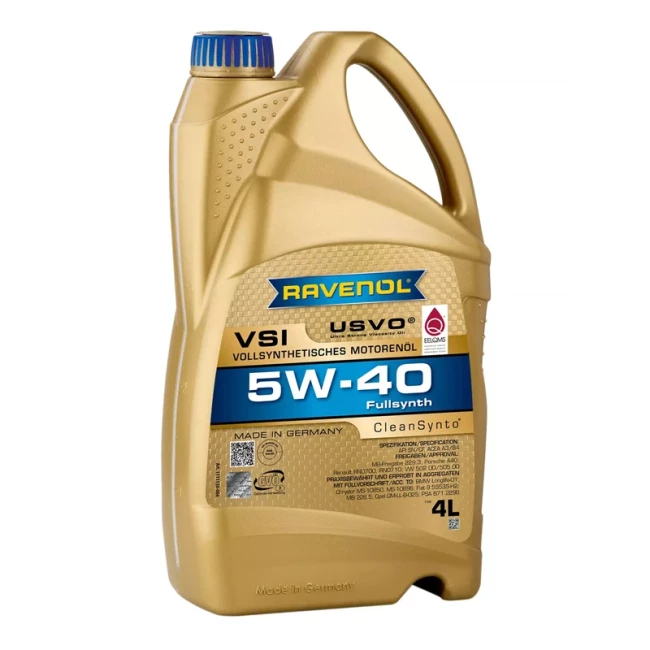 Моторное масло Ravenol RAV VSI 5W-40 4л Моторное масло Ravenol RAV VSI 5W-40 4л