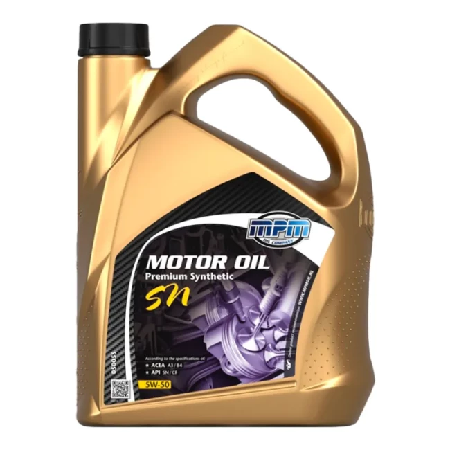 Моторное масло MPM Premium Synthetic SN 5W-50 5л (05005S)