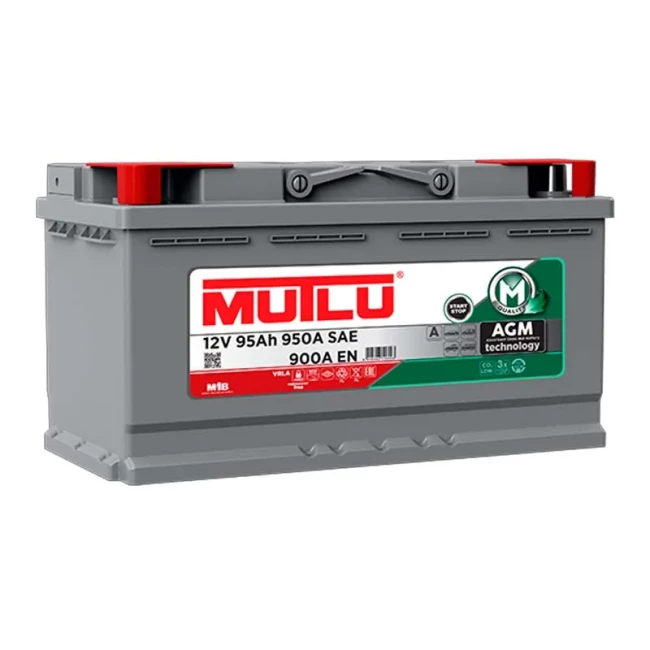 Автомобильный аккумулятор MUTLU AGM Batteries 6СТ-95Ah АзЕ (AGM.L5.95.090.A)