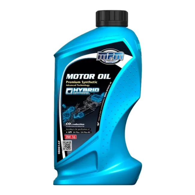 Моторна олива MPM Premium Synthetic ADVANCED TECHNOLOGY 0W-16 1л (08001AT)