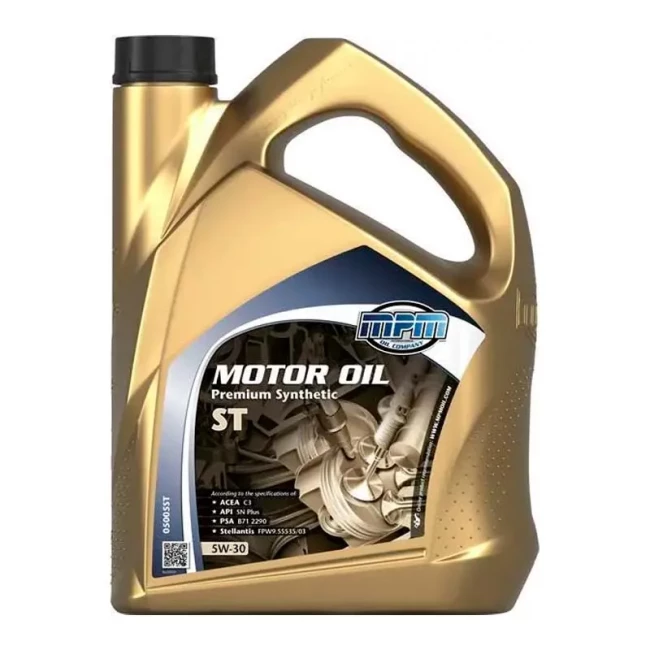 Моторное масло MPM Premium Synthetic ST 5W-30 5л (05005ST)