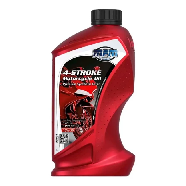 Моторна олива MPM 4Т Stroke Premium Synthetic Ester 15W-50 1л (55001)