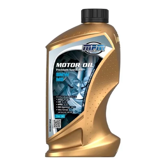 Моторное масло MPM Premium Synthetic BMW-MB 5W-30 1л (05001BM)