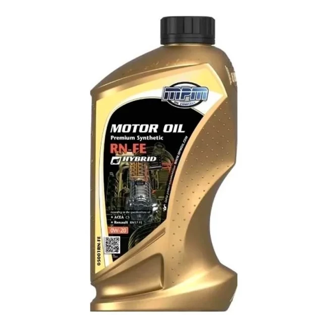 Моторное масло MPM Premium Synthetic RN-FE 0W-20 1л (05001RN-FE)