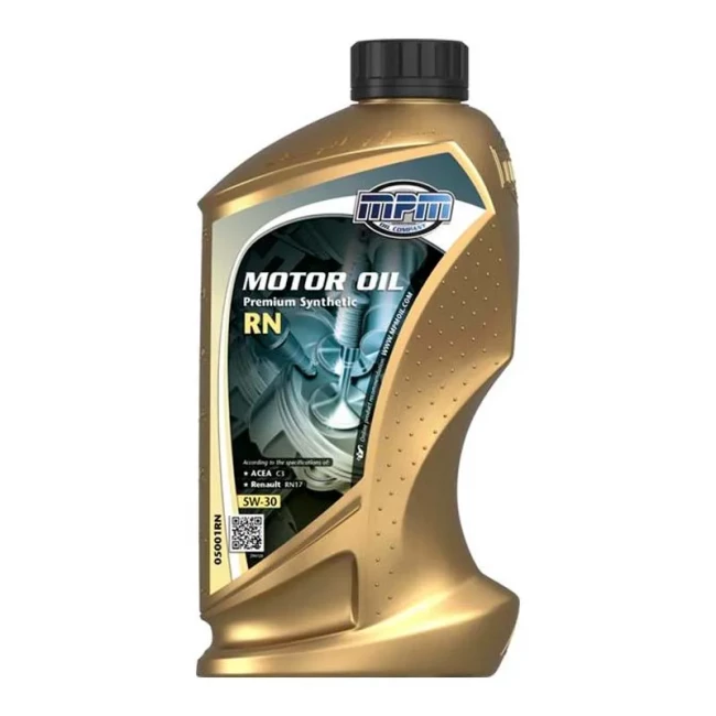 Моторное масло MPM Premium Synthetic RN 5W-30 1л (05001RN)