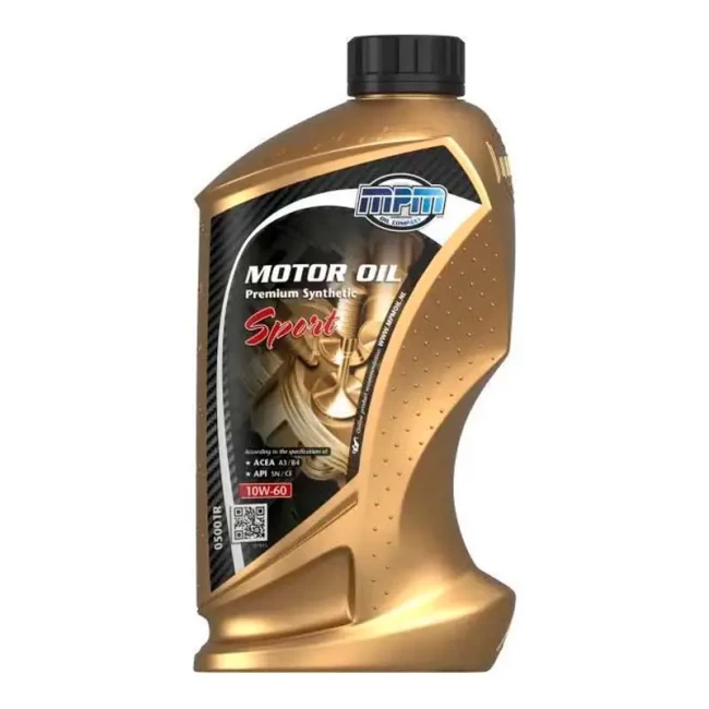 Моторное масло MPM Premium Synthetic Sport 10W-60 1л (05001R)
