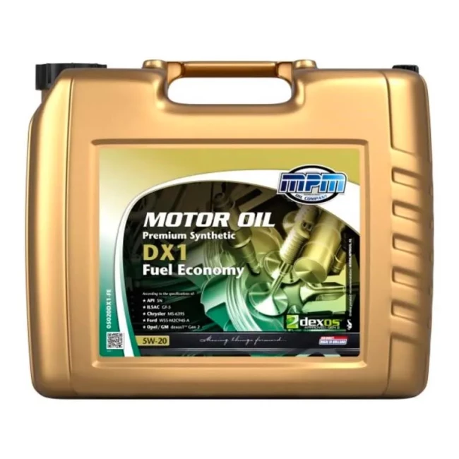 Моторна олива MPM Premium Synthetic DX1-FE 5W-20 20л (05020DX1-FE) Моторна олива MPM Premium Synthetic DX1-FE 5W-20 20л (05020DX1-FE)