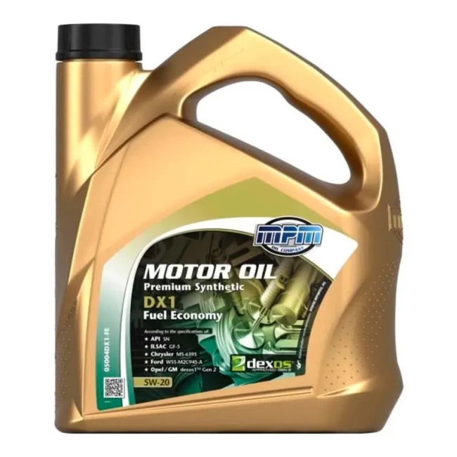 Моторна олива MPM Premium Synthetic DX1-FE 5W-20 4л (05004DX1-FE) Моторна олива MPM Premium Synthetic DX1-FE 5W-20 4л (05004DX1-FE)