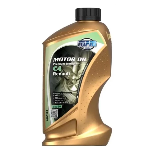 Моторное масло MPM Premium Synthetic C4 5W-30 1л (05001C4)