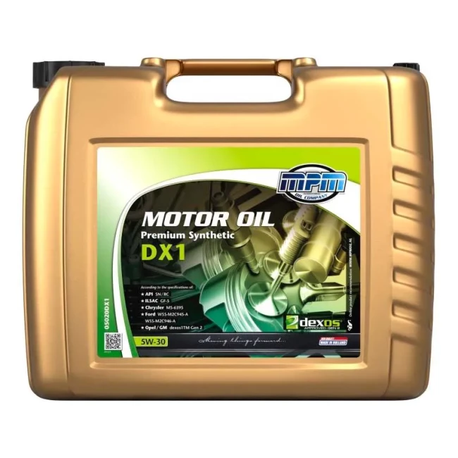 Моторна олива MPM Premium Synthetic DX1 5W-30 20л (05020DX1) Моторна олива MPM Premium Synthetic DX1 5W-30 20л (05020DX1)