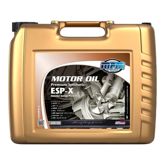 Моторна олива MPM Premium Synthetic ESP-X 5W-30 20л (05020ESP-X)