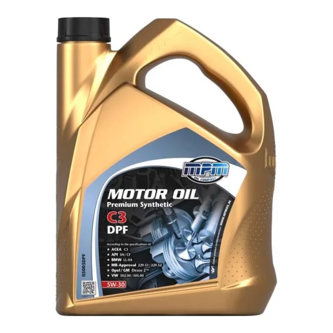 Моторное масло MPM Premium Synthetic C3 DPF 5W-30 5л (05005DPF)