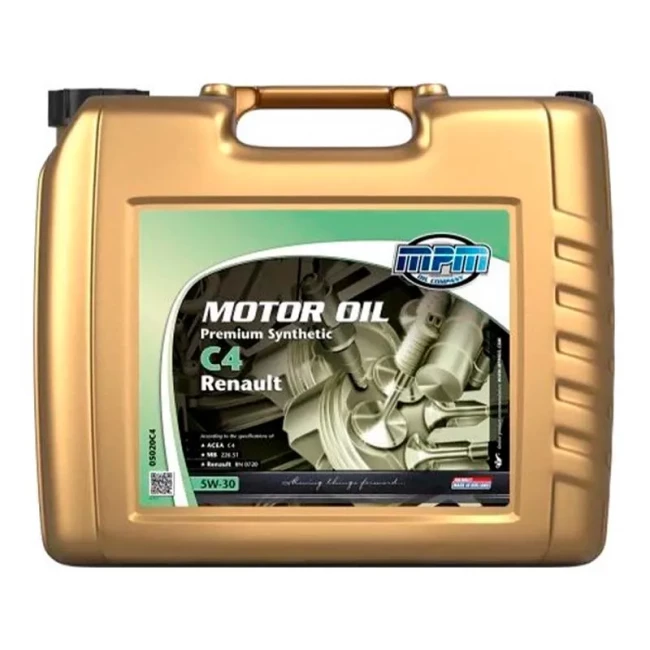 Моторное масло MPM Premium Synthetic C4 Renault 5W-30 20л (05020C4) Моторное масло MPM Premium Synthetic C4 Renault 5W-30 20л (05020C4)