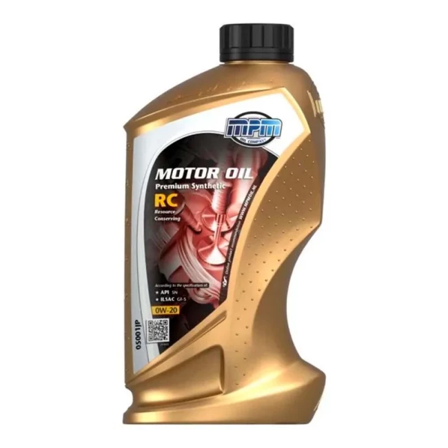 Моторна олива MPM Premium Synthetic RC 0W-20 1л (05001JP)