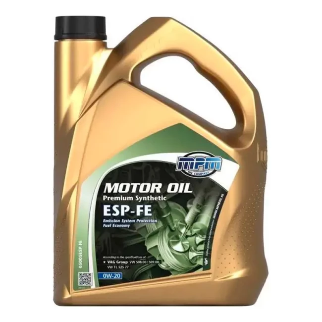Моторна олива MPM Premium Synthetic ESP-FE 0W-20 5л (05005ESP-FE)