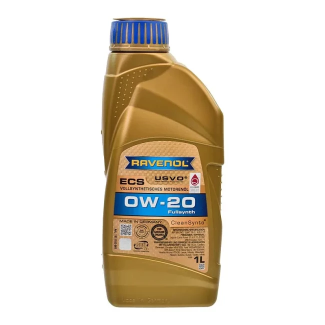 Моторное масло Ravenol RAV ECS 0W-20 1л (RAV ECS SAE 0W20 1L)