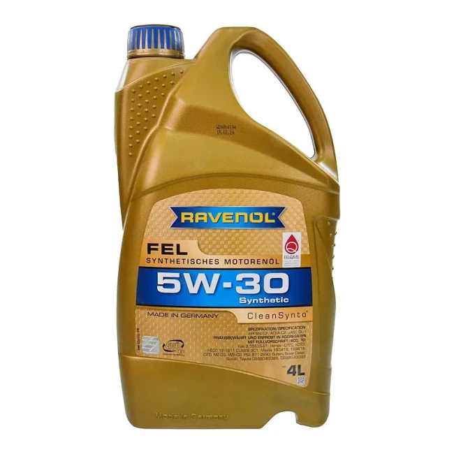 Моторное масло Ravenol RAV FEL 5W-30 4л (RAV FEL SAE 5W30 4L)