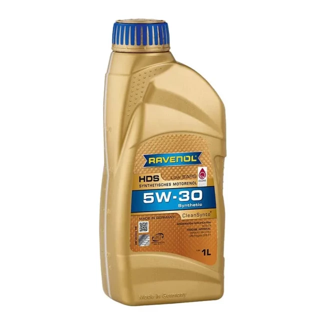 Моторна олива Ravenol RAV HDS 5W-30 1л (RAV HDS SAE 5W30 1L)