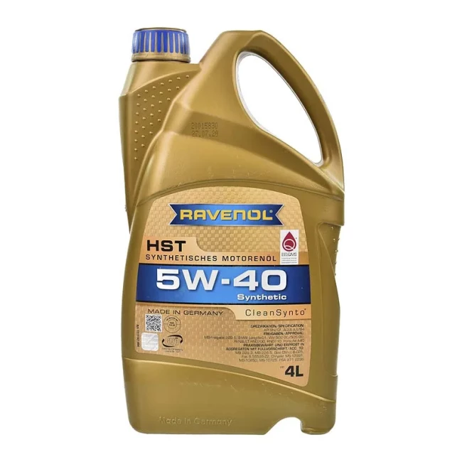 Моторна олива Ravenol RAV HST 5W-40 4л (RAV HST SAE 5W40 4L)