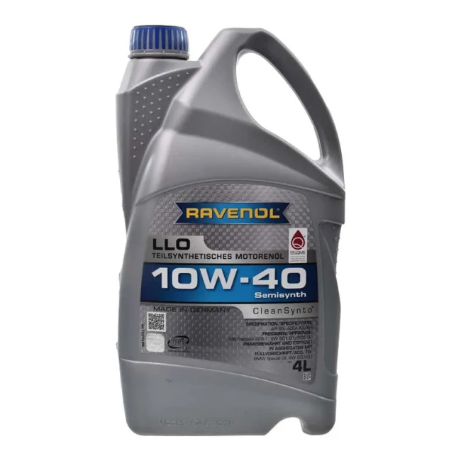 Моторна олива Ravenol RAV LLO 10W-40 4л (RAV LLO SAE 10W40 4L) Моторна олива Ravenol RAV LLO 10W-40 4л (RAV LLO SAE 10W40 4L)
