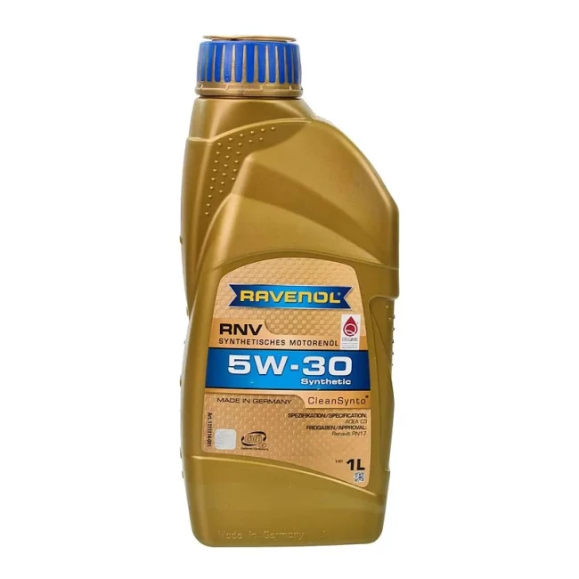 Моторное масло Ravenol RAV RNV 5W-30 1л (RAV RNV 5W30 1L)