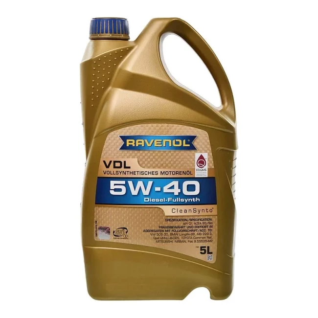 Моторное масло Ravenol RAV VDL 5W-40 5л (RAV VDL SAE 5W40 5L) Моторное масло Ravenol RAV VDL 5W-40 5л (RAV VDL SAE 5W40 5L)