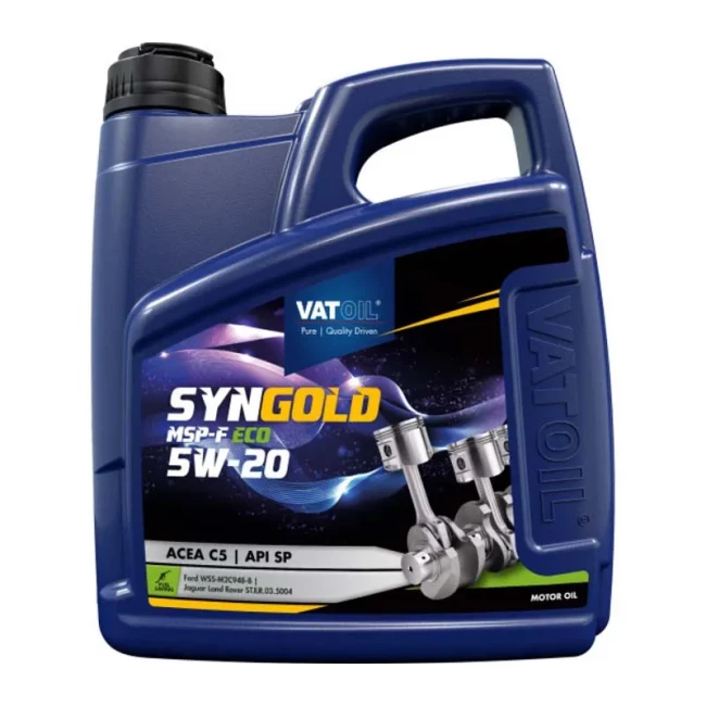 Моторна олива VATOIL 50777 SynGold MSP-F ECO 5W-20 4л (5W20/4 ECO)