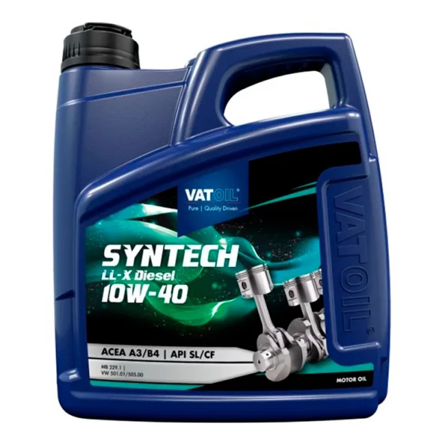 Моторное масло VatOil SynTech Diesel LL-X 10W-40 4л (50783) Моторное масло VatOil SynTech Diesel LL-X 10W-40 4л (50783)