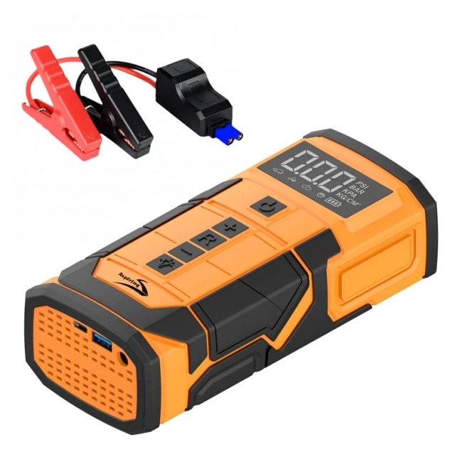 Пускозарядное устройство Aspiring Jump 3 Power bank 3-в-1 с компрессором беспроводной и шнуровой (JM8000PIWC)