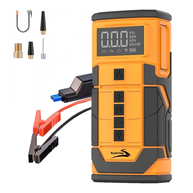 Пускозарядное устройство Aspiring Jump 3 Power bank 3-в-1 с компрессором беспроводной и шнуровой (JM8000PIWC)