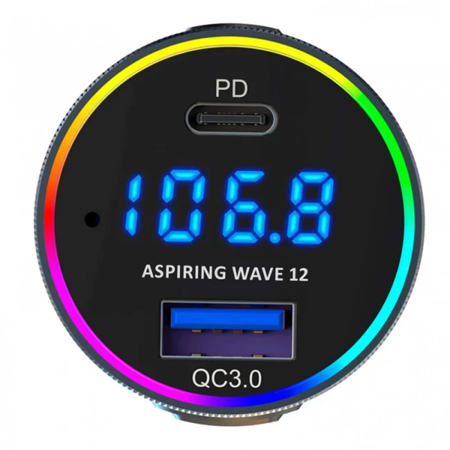 FM-трансмиттер Aspiring Wave 12 48W (TC-WA12)