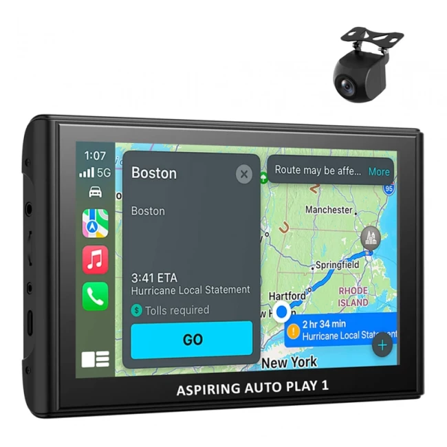 Автомобильный монитор Aspiring Auto Play 1 Magnet CarPlay Android auto (LX-BT701)