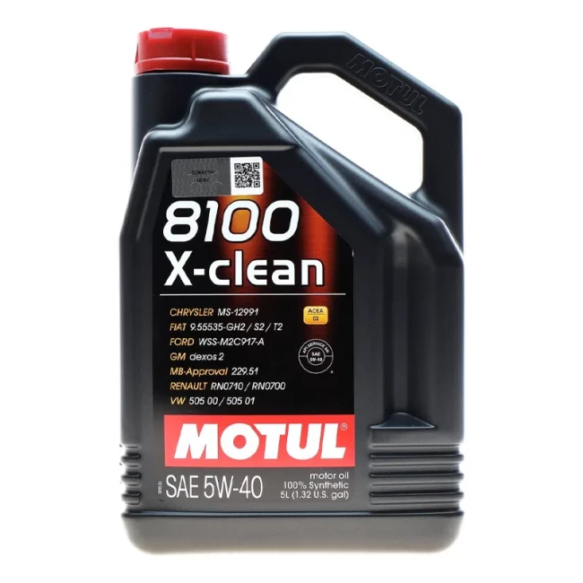 Моторное масло Motul 8100 X-Clean Gen2 5W-40 5л (854151109762)
