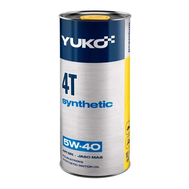 Моторное масло Yuko SYNTHETIC 4T 5W-40 1л (4823110401774)