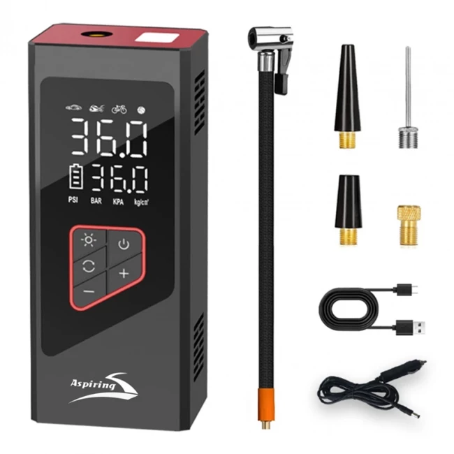 Портативный автокомпрессор Aspiring Storm 3 Powerbank 90W 30 L/min (ST.90W)