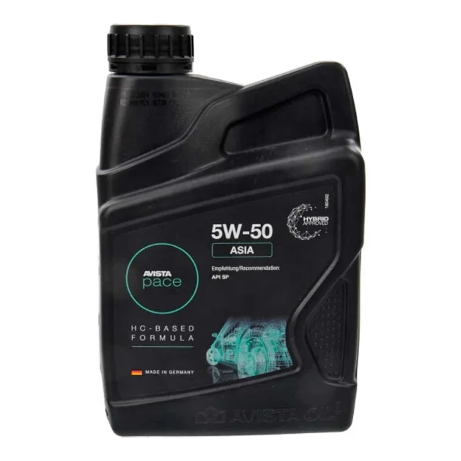 Моторное масло AVISTA pace ASIA 5W-50 1л (180483)