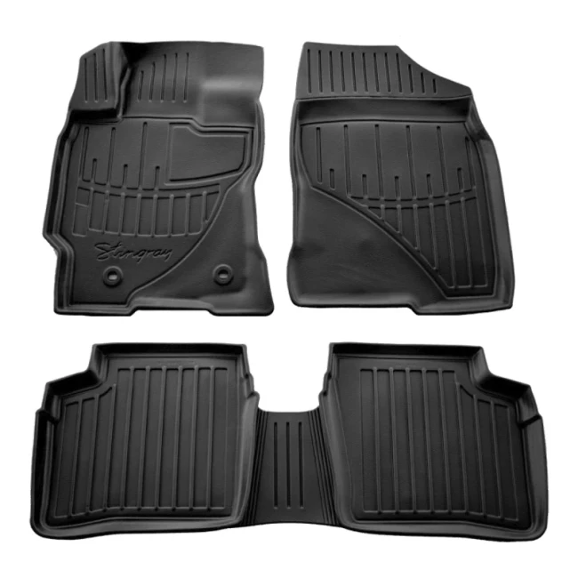 Автоковрики Stingray TOYOTA Prius NHW20 2003-2009 design 2020 3D комплект с 5шт (5022235)