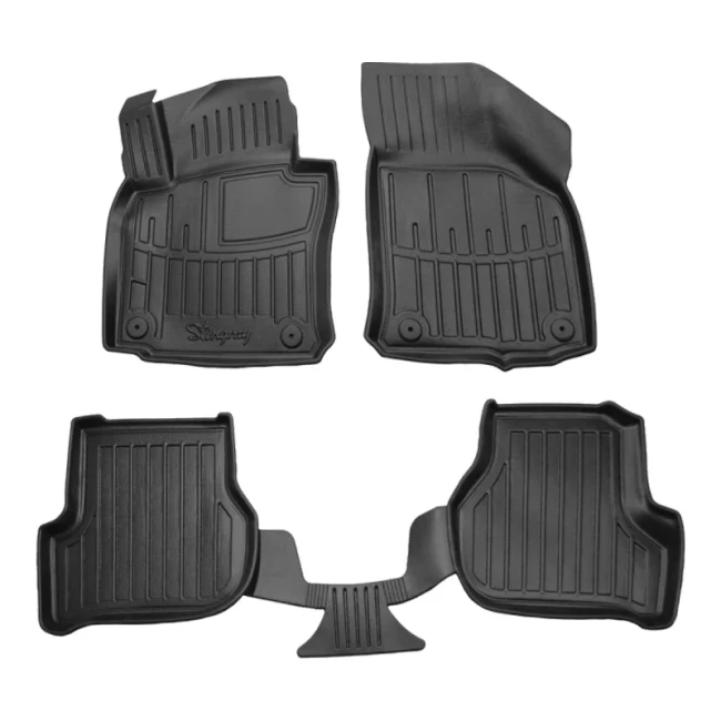 Автоковрики Stingray SKODA Octavia II A5 2004-2013 / VOLKSWAGEN Golf V 2003-2008 / Golf VI 2008-2012 / Jetta V 2005-2010 design 2020 3D комплект с 4шт (5020045)