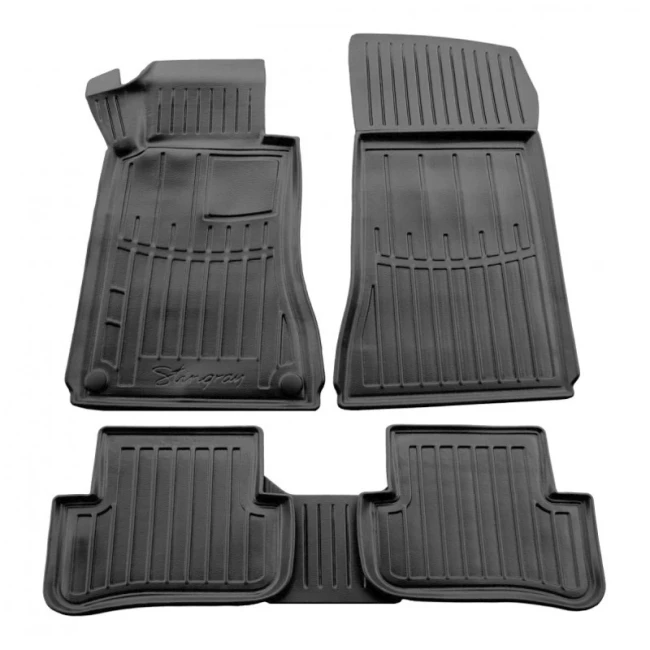Автоковрики Stingray MERCEDES BENZ W202 C 1993-2001 design 2020 3D комплект с 5шт (5012175)
