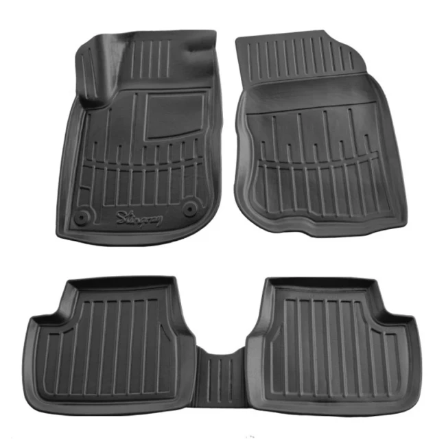 Автоковрики Stingray PEUGEOT 2008 І 2013-2019 design 2020 3D комплект с 5шт (5016235)