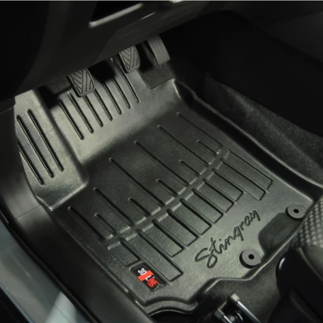 Автоковрики Stingray VOLKSWAGEN Golf Plus 2005-2014 / SKODA Yeti 2009-2017 design 2020 3D комплект с 5шт (5024185)